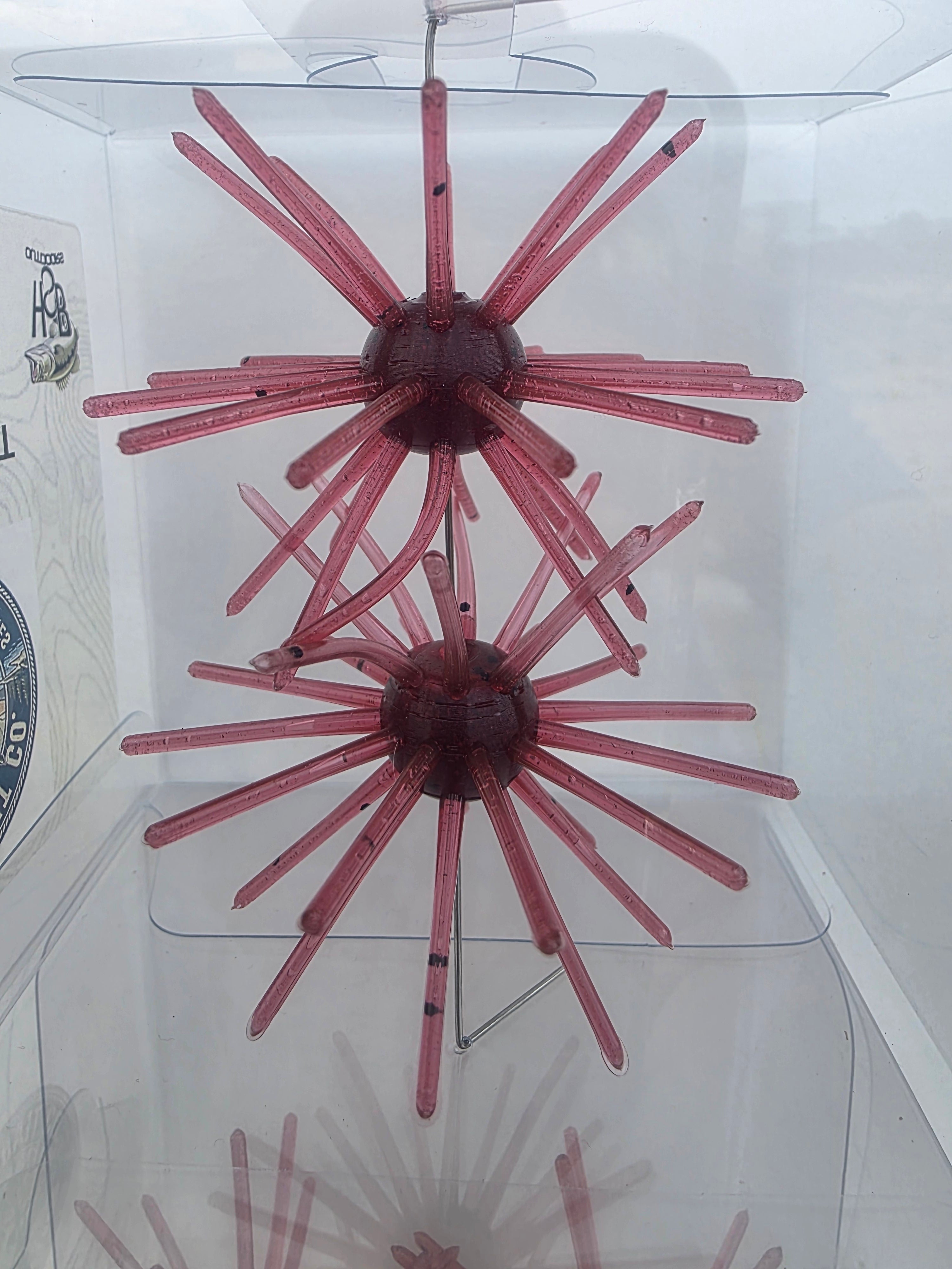Starberst Mini - Red/Black Flake